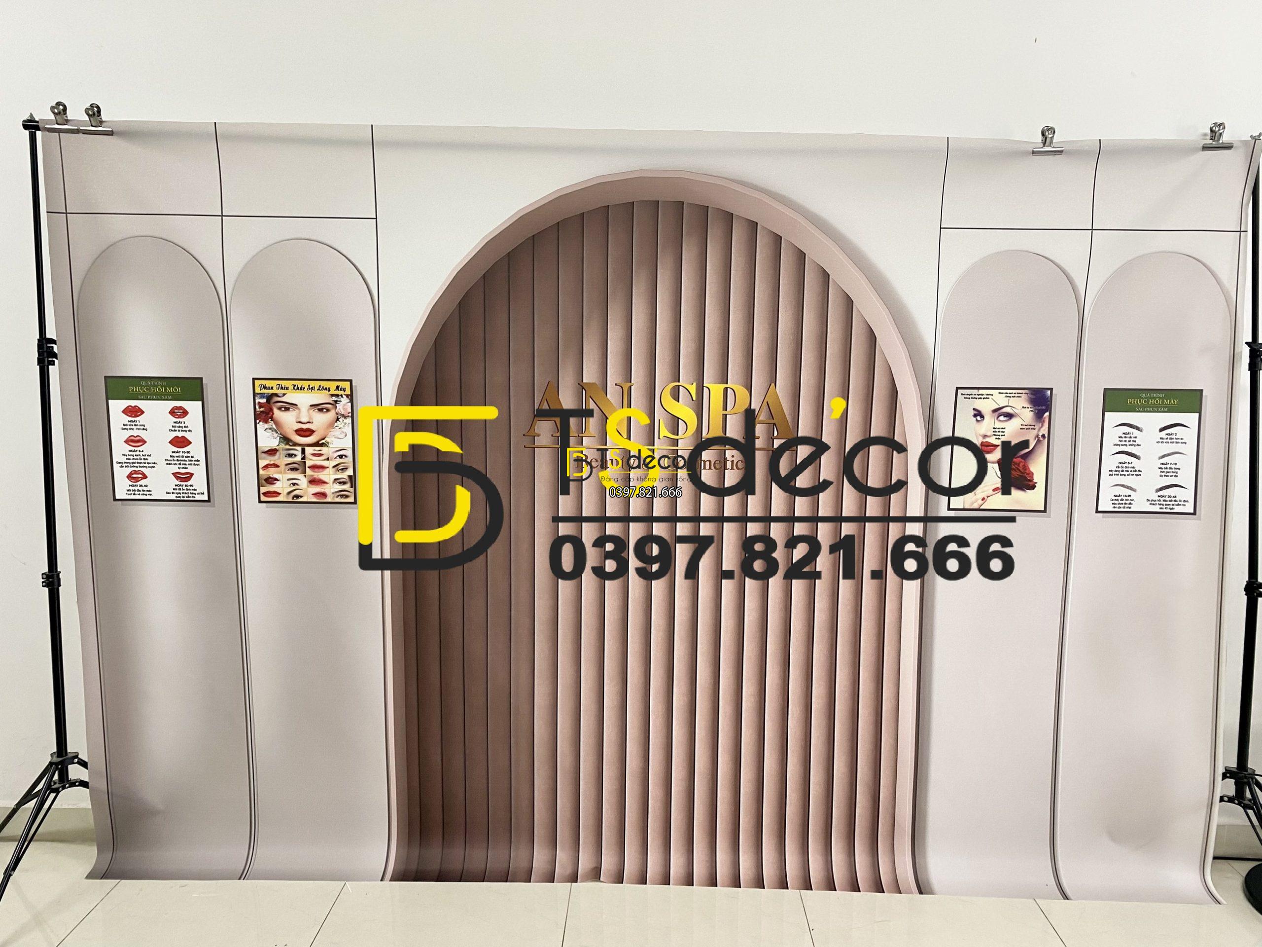 Phông Nền Livestream Chụp Ảnh Decor Trang Trí Tường Hiện Đại 3D 5D Mã P518