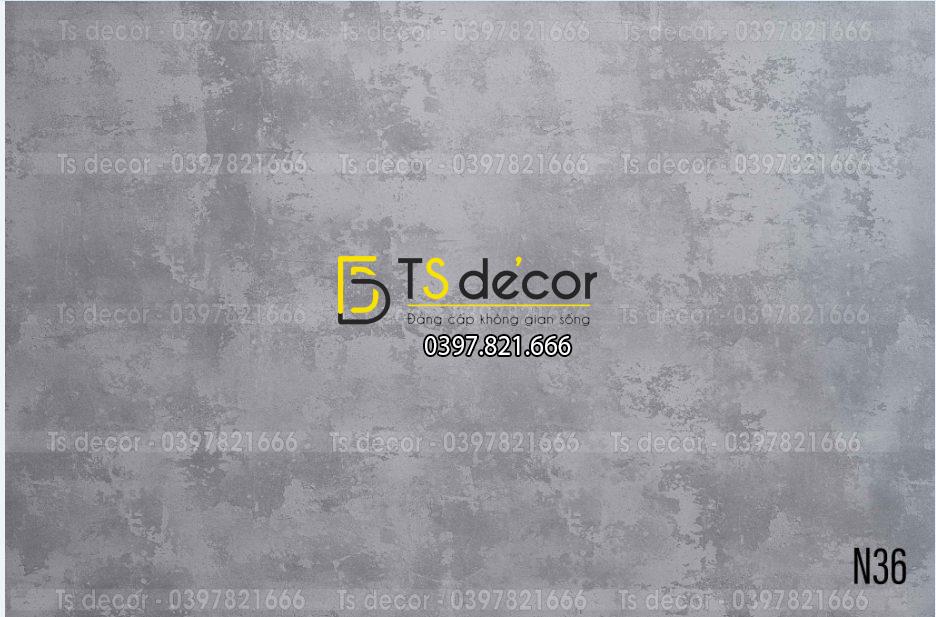 Phông nền Chụp Ảnh Sản Phẩm Nền Xám Xi Măng N36, Chất Liệu Cao Cấp N36