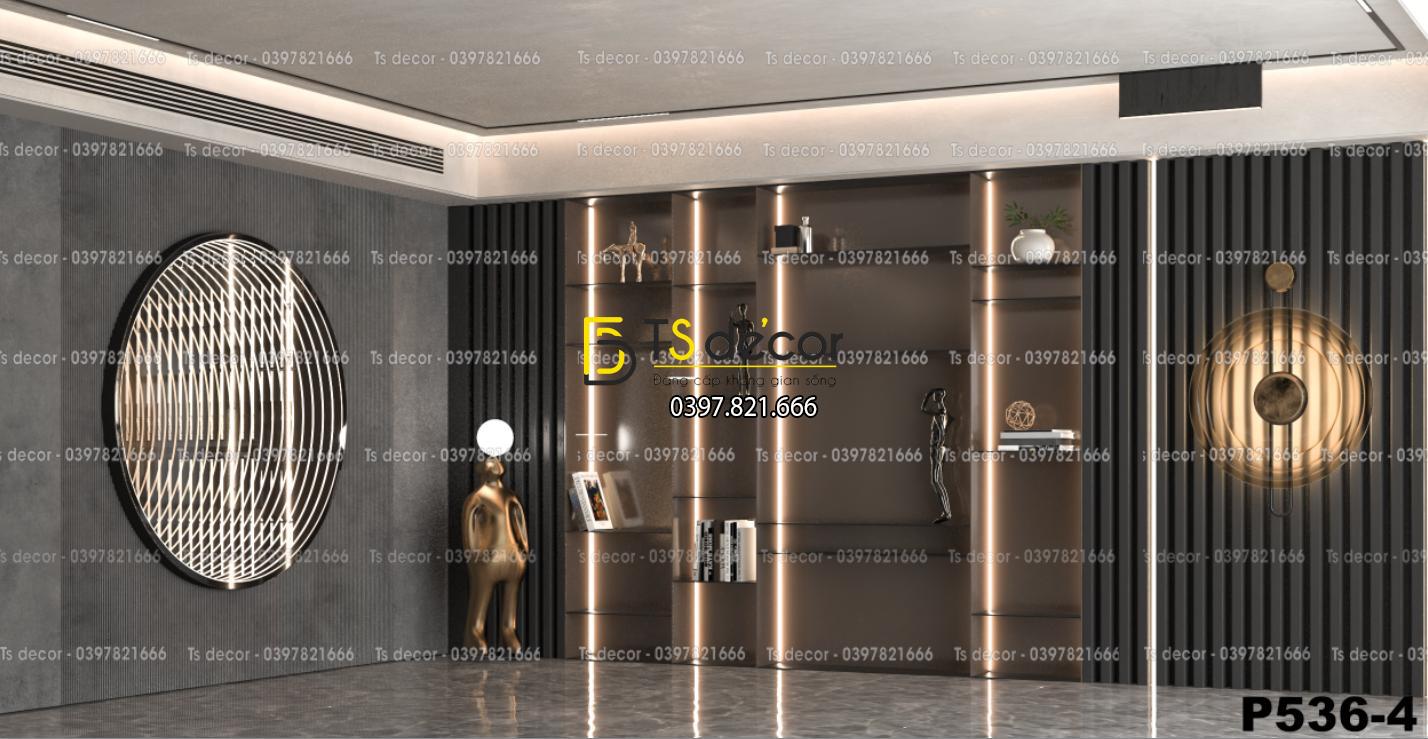 Phông Nền Livestream, Chụp Ảnh Xu Hướng Hiện Đại 3D 5D Mã P536-4