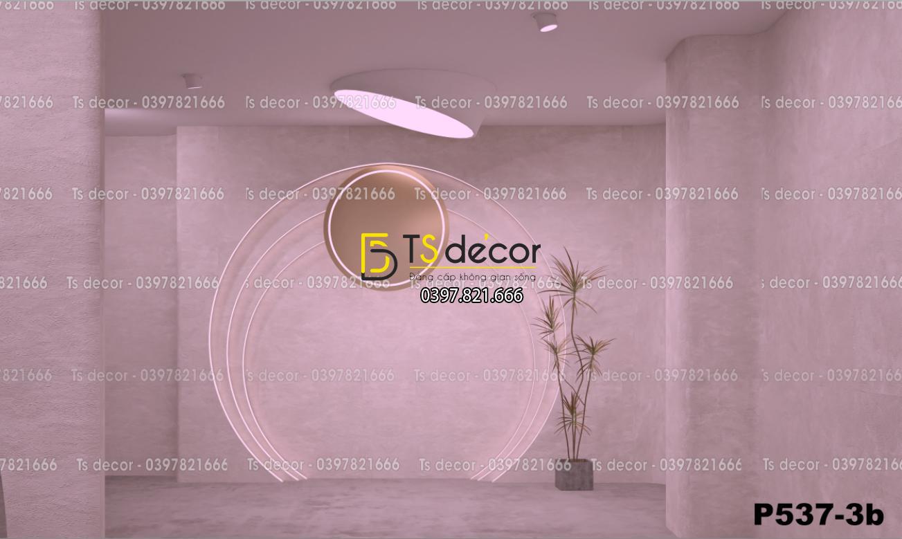 Phông Nền Livestream, Chụp Ảnh Xu Hướng Hiện Đại 3D 5D Mã P537-3b