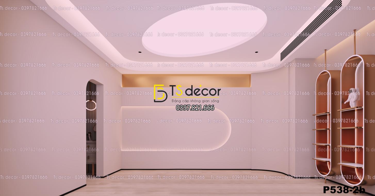 Phông Nền Livestream, Chụp Ảnh Xu Hướng Hiện Đại 3D 5D Mã P538-2b