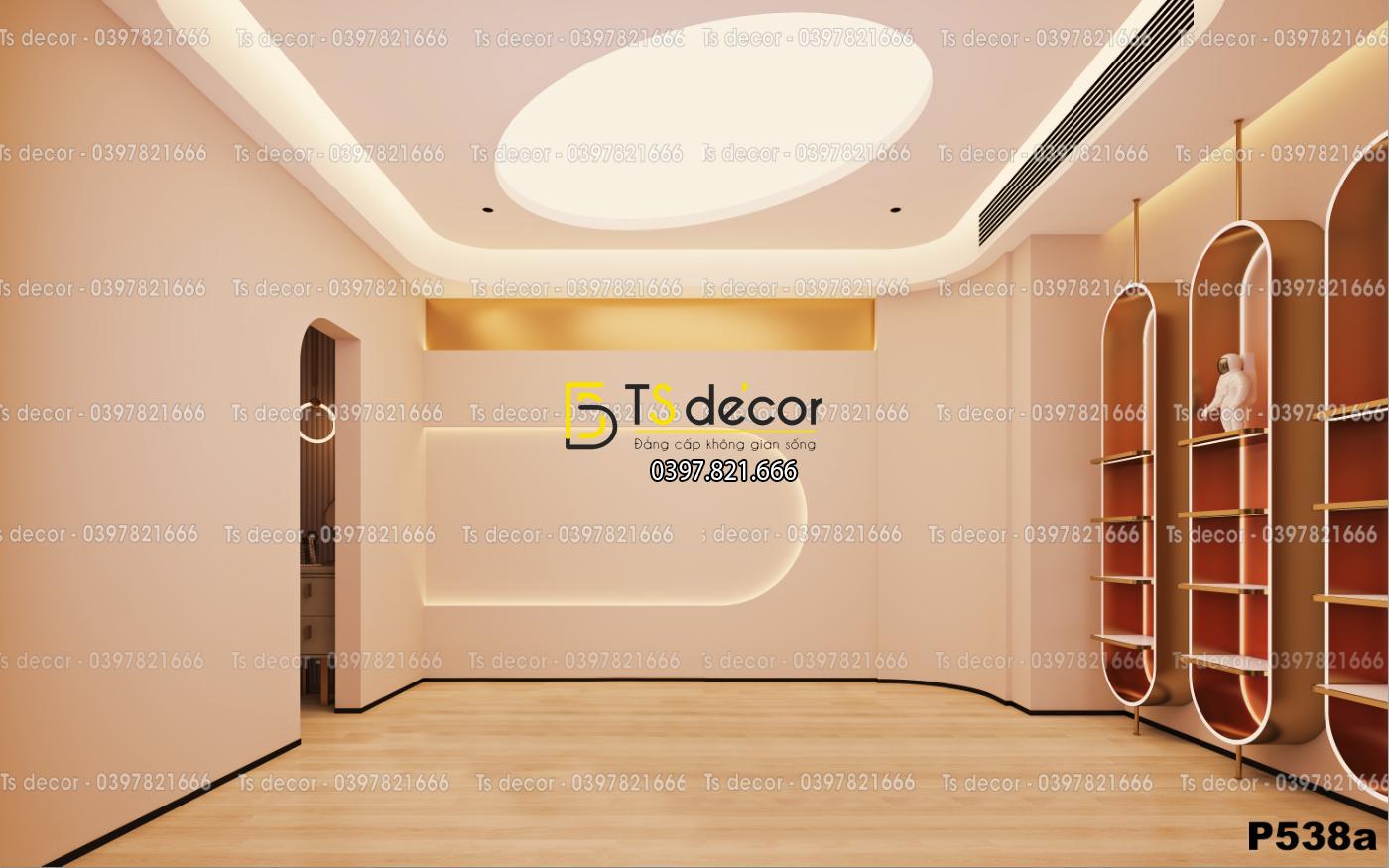 Phông Nền Livestream, Chụp Ảnh Xu Hướng Hiện Đại 3D 5D Mã P538a