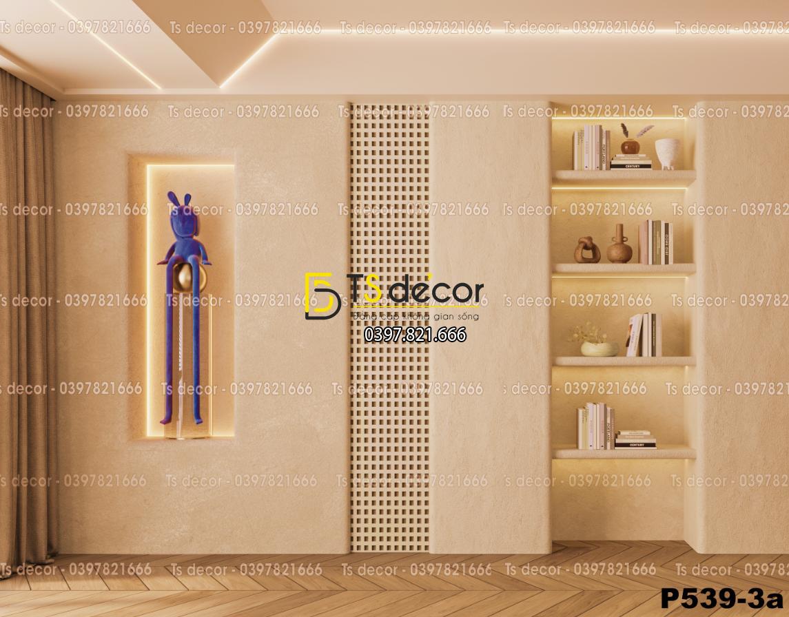 Phông Nền Livestream, Chụp Ảnh Xu Hướng Hiện Đại 3D 5D Mã P539-3a