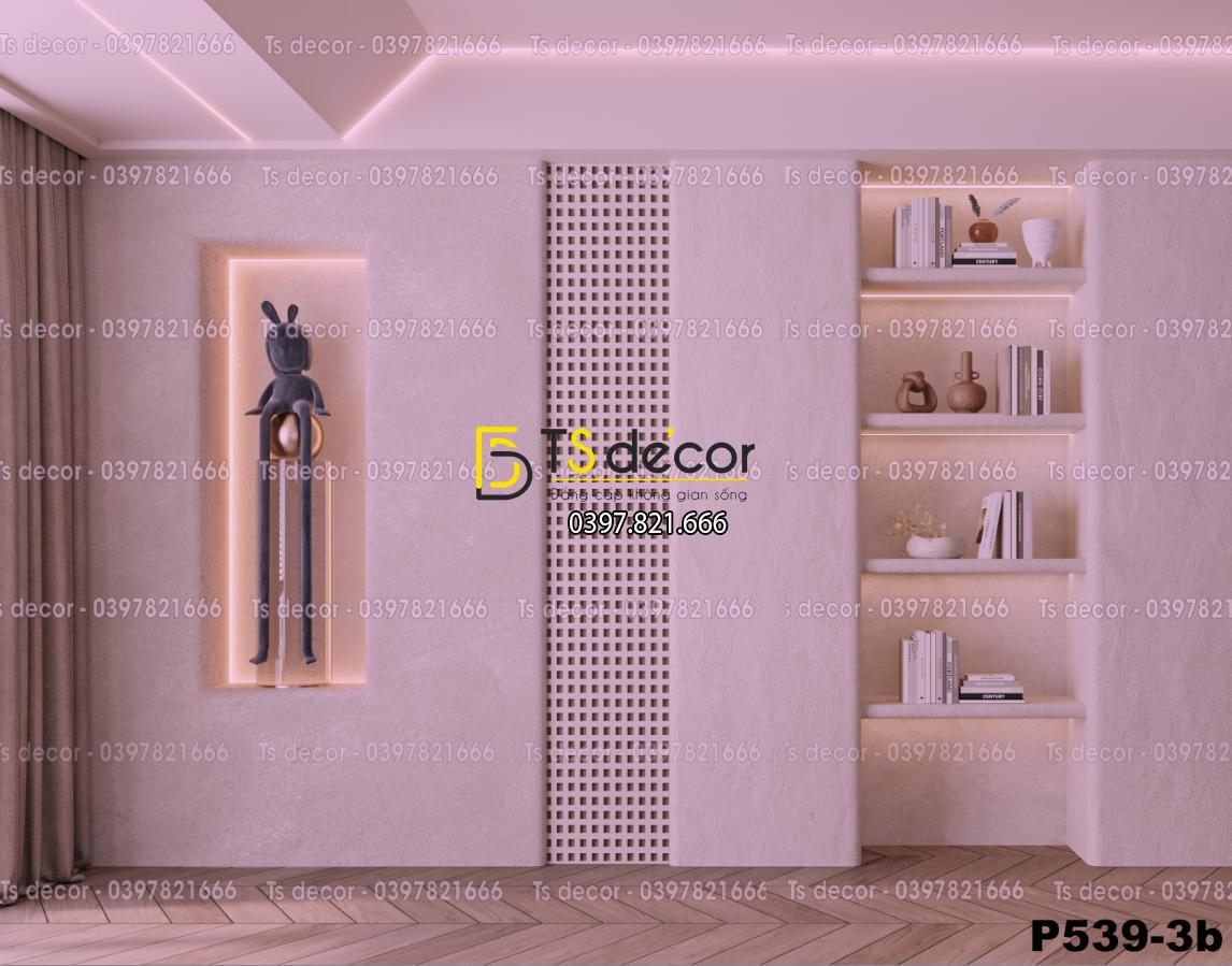 Phông Nền Livestream, Chụp Ảnh Xu Hướng Hiện Đại 3D 5D Mã P539-3b