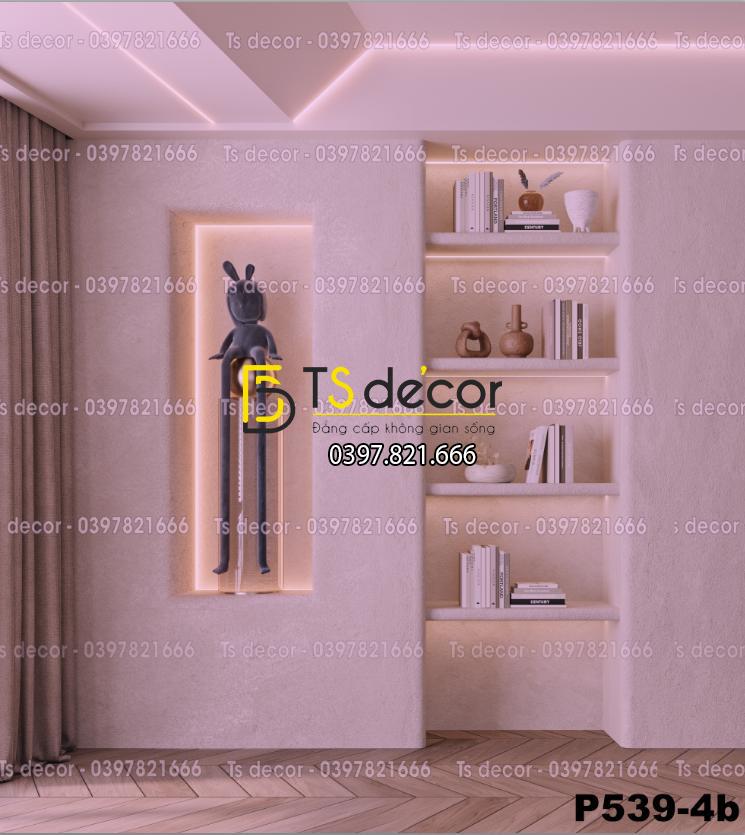 Phông Nền Livestream, Chụp Ảnh Xu Hướng Hiện Đại 3D 5D Mã P539-4b