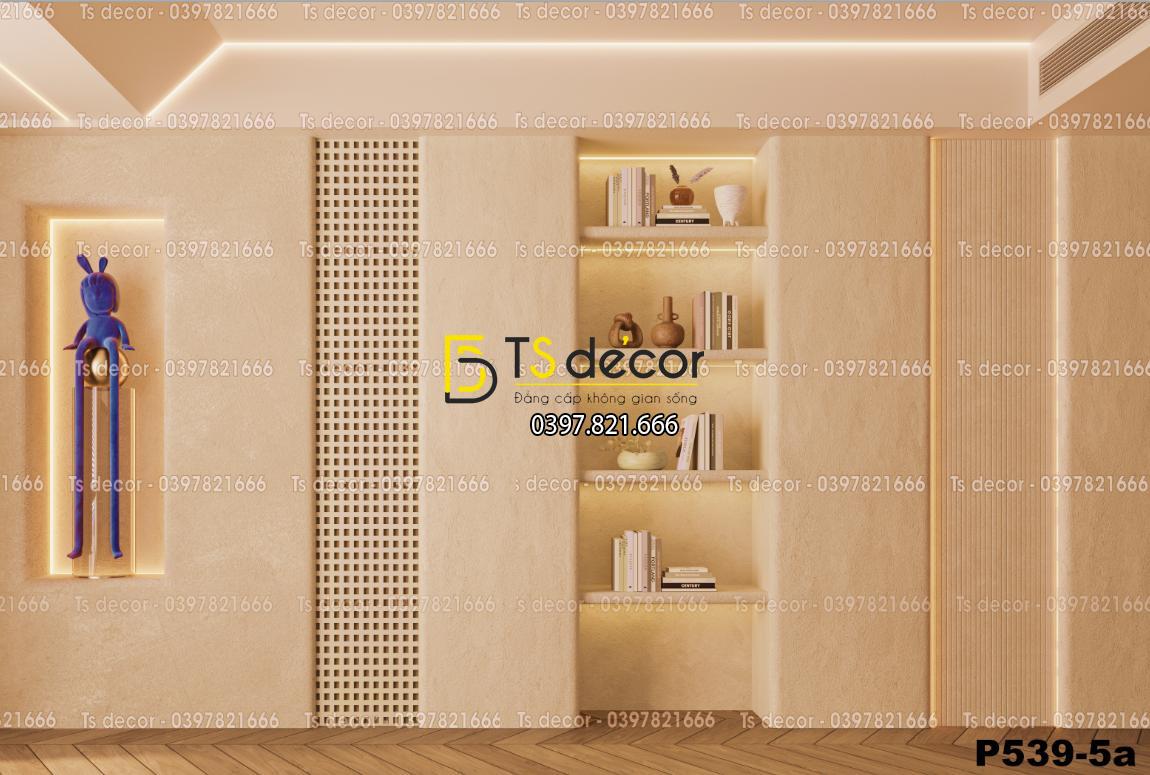 Phông Nền Livestream, Chụp Ảnh Xu Hướng Hiện Đại 3D 5D Mã P539-5a