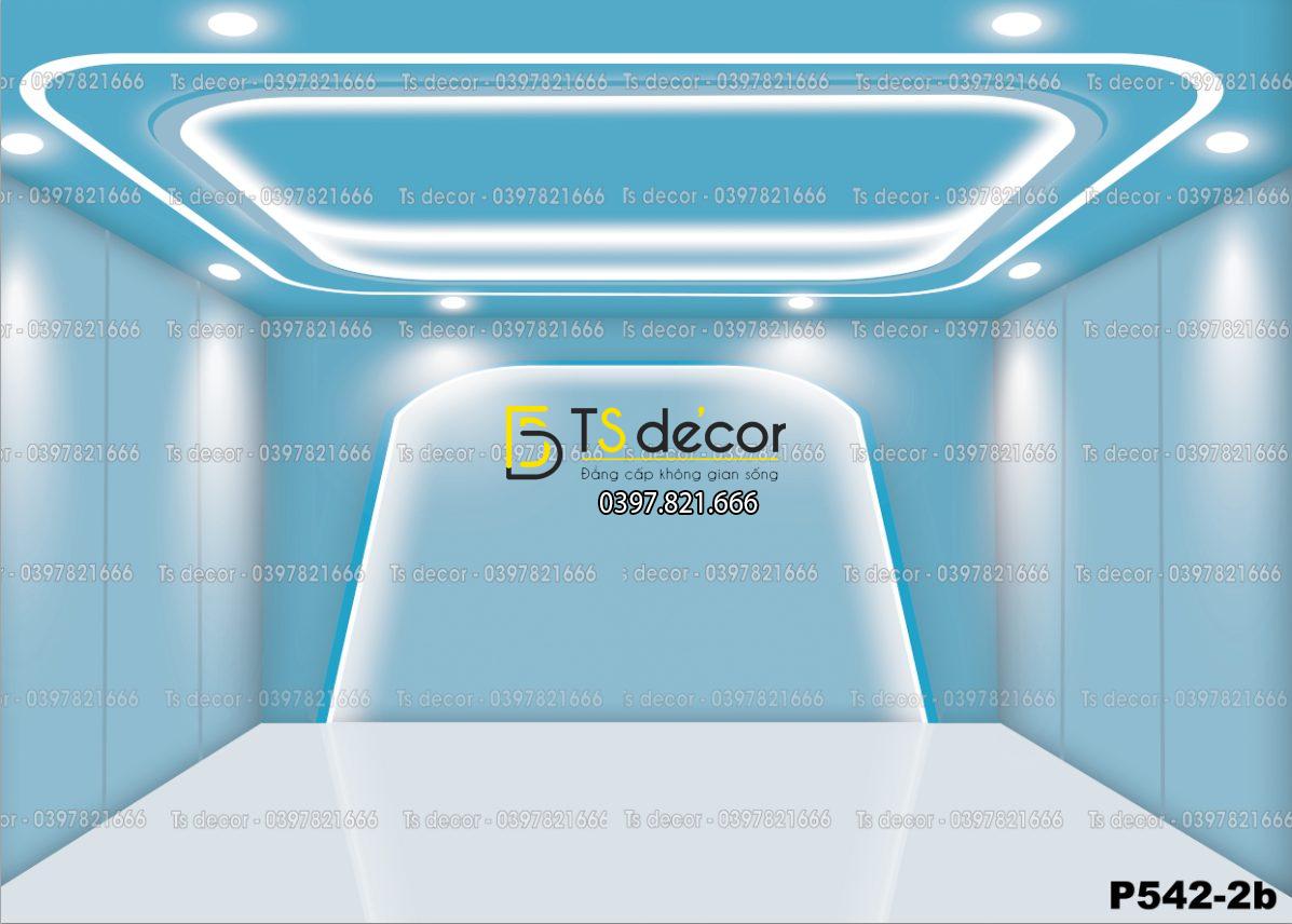 Phông Nền Livestream, Chụp Ảnh Xu Hướng Hiện Đại 3D 5D Mã P542-2b