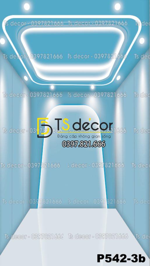 Phông Nền Livestream, Chụp Ảnh Xu Hướng Hiện Đại 3D 5D Mã P542-3b