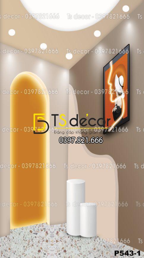 Phông Nền Livestream, Chụp Ảnh Xu Hướng Hiện Đại 3D 5D Mã P543-1