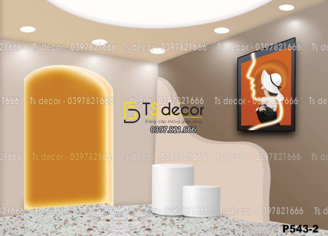 Phông Nền Livestream, Chụp Ảnh Xu Hướng Hiện Đại 3D 5D Mã P543-2