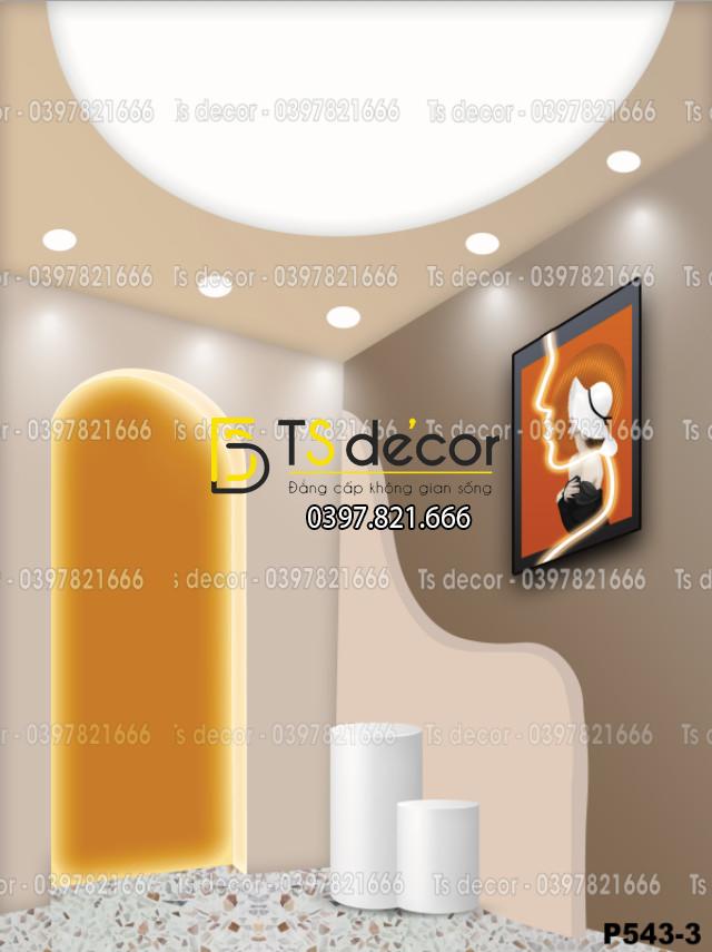 Phông Nền Livestream, Chụp Ảnh Xu Hướng Hiện Đại 3D 5D Mã P543-3