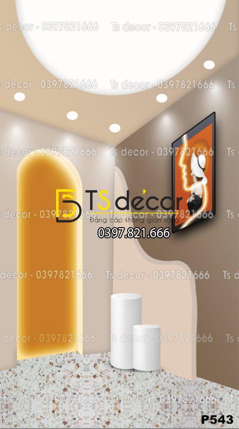 Phông Nền Livestream, Chụp Ảnh Xu Hướng Hiện Đại 3D 5D Mã P543