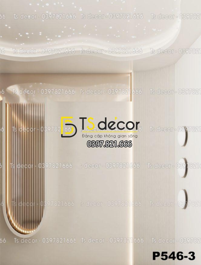 Phông Nền Livestream, Chụp Ảnh Xu Hướng Hiện Đại 3D 5D Mã P546-3