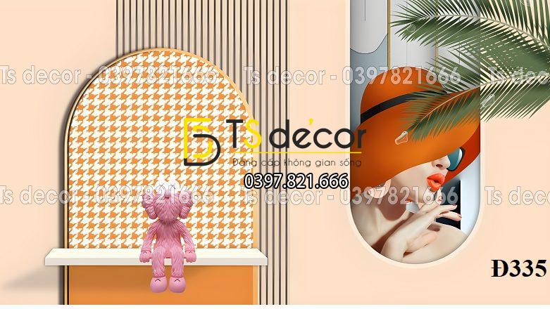 Phông Nền Livestream, Chụp Ảnh, Trang Trí, Decor Xu Hướng Hiện Đại 3D 5D Mã Đ335