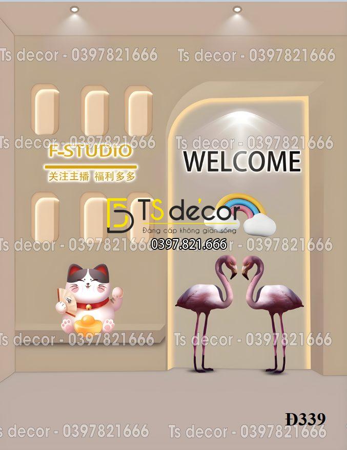 Phông Nền Livestream, Chụp Ảnh, Trang Trí, Decor Xu Hướng Hiện Đại 3D 5D Mã Đ339