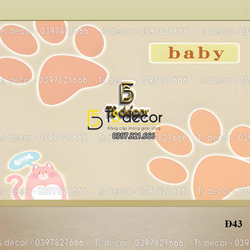 Phông Nền Livestream, Chụp Ảnh, Trang Trí, Decor Xu Hướng Hiện Đại 3D 5D Mã Đ43