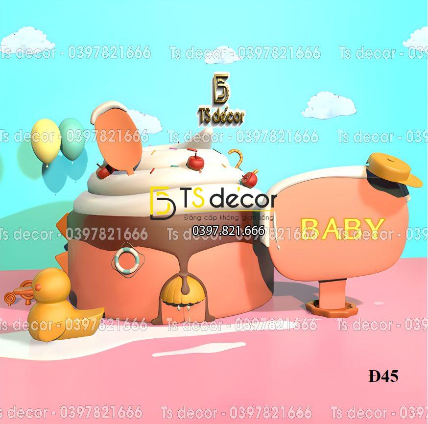 Phông Nền Livestream, Chụp Ảnh, Trang Trí, Decor Xu Hướng Hiện Đại 3D 5D Mã Đ45