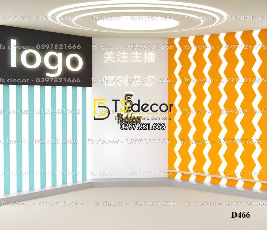 Phông Nền, Background Livestream Chụp Ảnh, Quay video Hiện Đại 3D 5D Mã Đ466