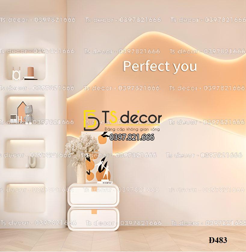 Phông Nền, Background Livestream Chụp Ảnh, Quay video Hiện Đại 3D 5D Mã Đ483