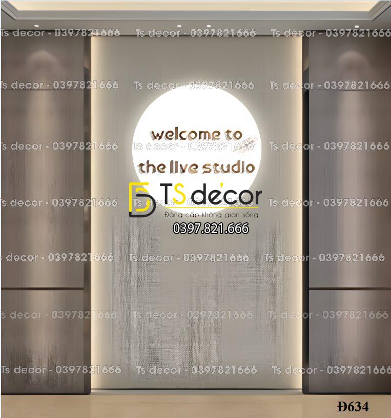 Phông Nền, Background Livestream Chụp Ảnh, Quay video Hiện Đại 3D 5D Mã Đ634