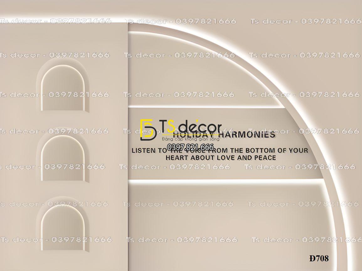 Phông Nền, Background Livestream Chụp Ảnh, Quay video Hiện Đại 3D 5D Mã Đ708