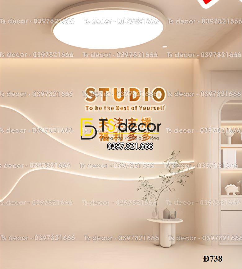 Phông Nền, Background Livestream Chụp Ảnh, Quay video Hiện Đại 3D 5D Mã Đ738