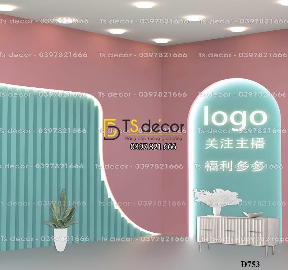 Phông Nền, Background Livestream Chụp Ảnh, Quay video Hiện Đại 3D 5D Mã Đ753