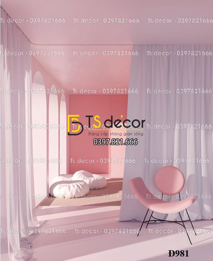 Phông Nền, Background Livestream Chụp Ảnh, Quay video Hiện Đại 3D 5D Mã Đ981