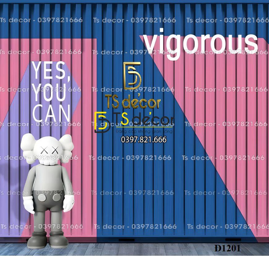 Phông Nền, Background Livestream Chụp Ảnh, Quay video Hiện Đại 3D 5D Mã Đ1201