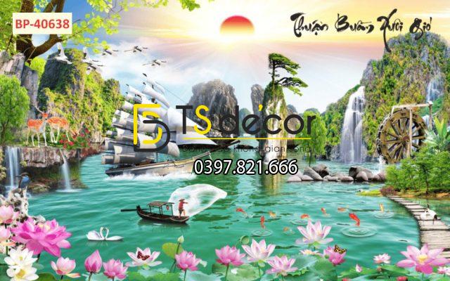 tranh-dan-tuong-phong-canh-thuan-buom-xuoi-gio