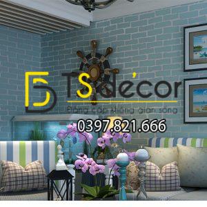 Giấy Dán Tường 3D Họa Tiết Giả Gạch Hiện Đại 3D009 - Ảnh 5