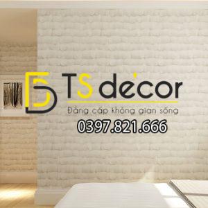 Giấy Dán Tường 3D Họa Tiết Giả Lông Vũ 3D011 - Ảnh 3