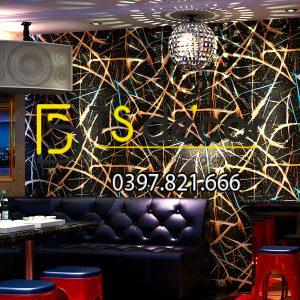 Giấy Dán Tường Phòng Karaoke Họa Tiết Vệt Sáng 3D050 - Ảnh 4