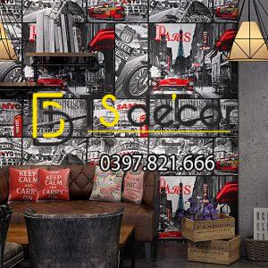 Giấy Dán Tường Hình Poster Áp Phích Quảng Cáo 3D053 - Ảnh 4