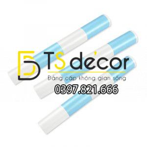 Giấy Dán Tường Sọc Xanh Trắng 3D063 - Ảnh 4