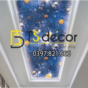 Giấy Dán Tường Dải Ngân Hà 3D110 – Văn phòng quán bar phòng cho bé - Ảnh 3
