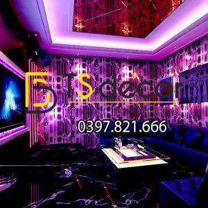 Giấy Dán Tường Họa Tiết Bong Bóng Nước Cho Quán Karaoke 3D185 - Ảnh 6