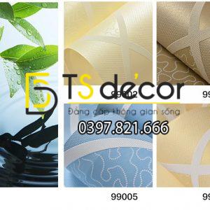 Giấy Dán Tường Sọc Sóng Biển 3D129 - Ảnh 3
