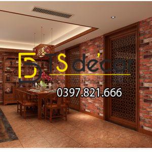 Giấy Dán Tường 3D Họa Tiết Giả Gạch Hiện Đại 3D009 - Ảnh 10