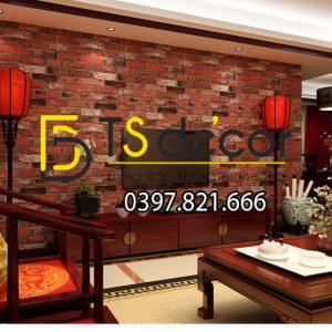 Giấy Dán Tường 3D Họa Tiết Giả Gạch Hiện Đại 3D009 - Ảnh 4