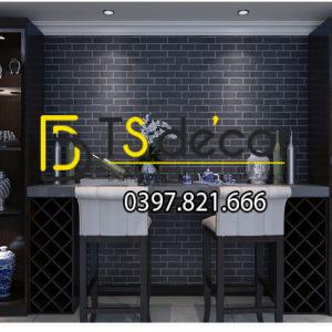 Giấy Dán Tường 3D Họa Tiết Giả Gạch Hiện Đại 3D009 - Ảnh 8