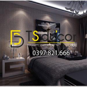 Giấy Dán Tường 3D – Chi Tiết Vuông Dập Nổi Đơn Giản 3D002 - Ảnh 6