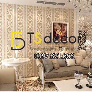 Giấy Dán Tường 3D Hoa Văn Sọc Dọc Dập Nổi – 3D019 - Ảnh 3