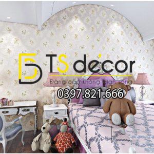 Giấy Dán Tường Họa Tiết Gấu Bông 3D070 - Ảnh 2