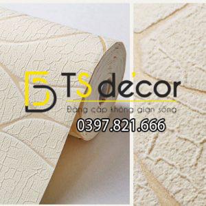 Giấy Dán Tường Hoa Cúc Dập Nổi Cashmere 3D161 - Ảnh 3