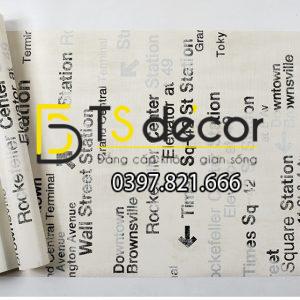 Giấy Dán Tường Chữ Cái Phong Cách Retro 3D207 - Ảnh 6