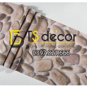 Giấy Dán Tường Giả Đá Sỏi 3D244 - Ảnh 3