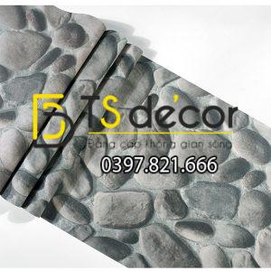 Giấy Dán Tường Giả Đá Sỏi 3D244 - Ảnh 4