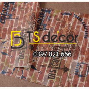Giấy Dán Tường Giả Gạch Graffiti Hip Hop 3D216 - Ảnh 5