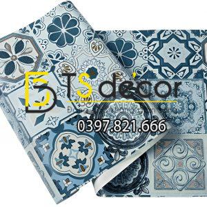 Giấy Dán Tường Giả Gạch Men Phong Cách Bohemian 3D180 - Ảnh 4
